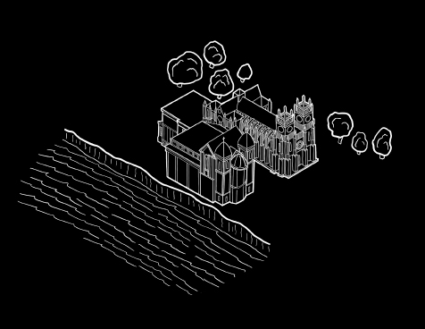 Loretto Abbey Line Drawing