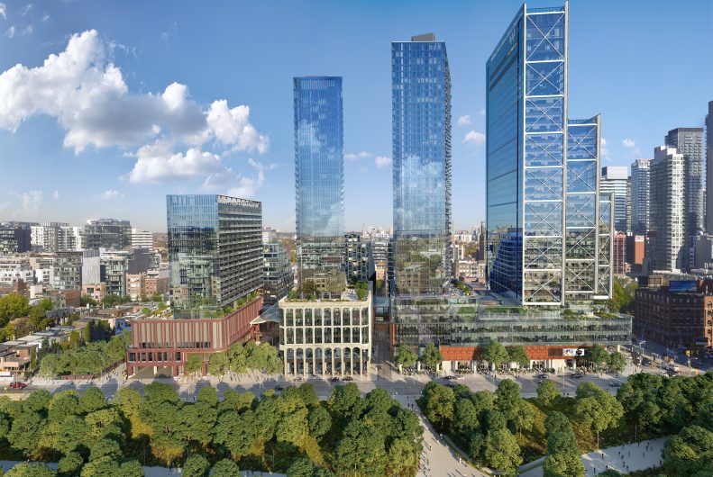 The Well Retail Aerial Shot